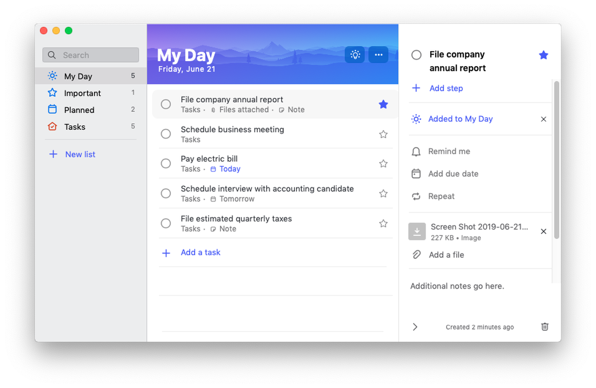 task list sync from outlook for mac and android phone